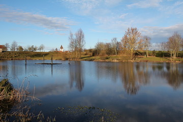 Quiet lake /  Landscape with lake