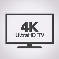 4K UltraHD TV icon