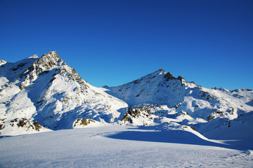 Fototapeta na wymiar Mountains in Austria. Alps.