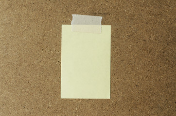 Blank postit note