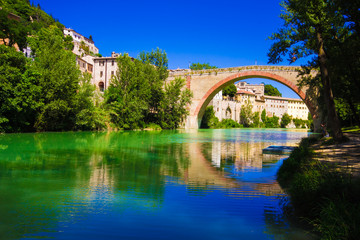 Fiume Metauro nei pressi di Fossombrone