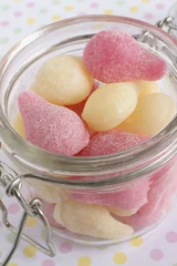 Acrylic prints Sweets Pear Drops a classic British boiled sweet or candy