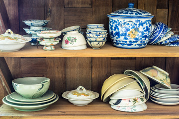 Antique crockery