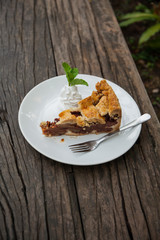 Homemade Organic Apple Pie Dessert Ready to Eat