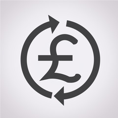 Money Pound Icon , GBP currency symbol