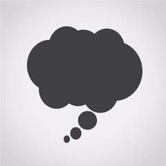 Comic speech bubble icon