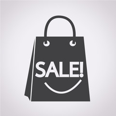 sale shopping bag icon