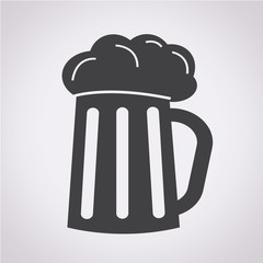 Glass beer icon