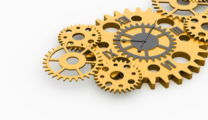 Gold gears mechanism concept