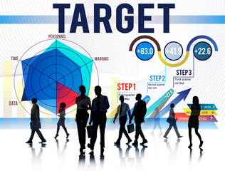 Target Achievement Goal Success Aspiration Concept