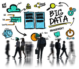 Obraz premium Business People Big Data Management Occupation Concept