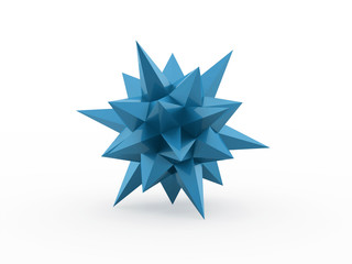 Obraz premium Blue abstract stars background