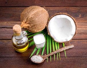 Coconut milk and coconut oil