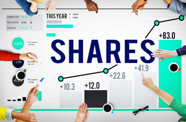 Shares Sharing Shareholder Corporate Concept
