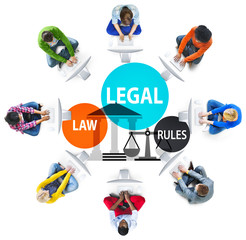 Legal Law Rules Community Justice Social Gathering Concept