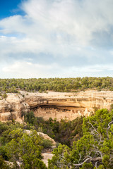Fototapeta na wymiar Cliff dwellings in Mesa Verde National Parks, CO, USA