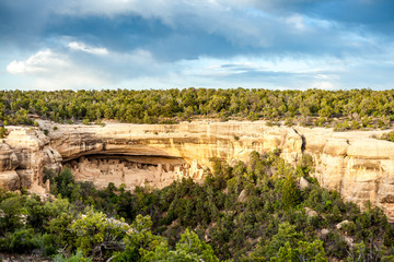 Cliff dwellings in Mesa Verde National Parks, CO, USA