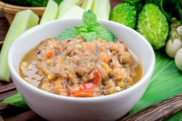 Thai cuisine nam prik