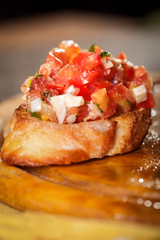 Bruschette Pomodoro and Mozzarella