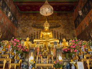 The Principal Buddha Image in the church of Wat Rakhangkhositrar