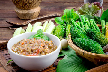 Thai cuisine nam prik