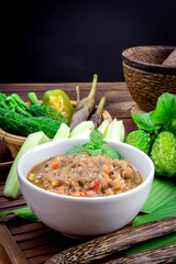 Thai cuisine nam prik