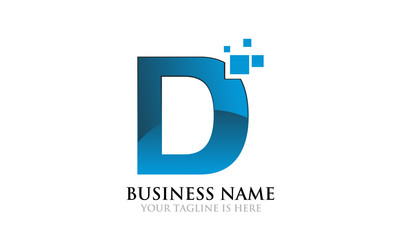 Modern Digital D - Logo