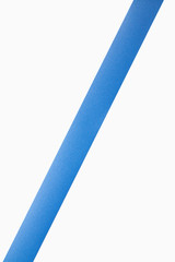 Decorative ribbon/Blue ribbon on white background