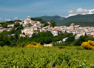 Vinsobres (Provence) im Blick