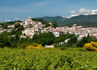 Vinsobres (Provence) im Blick