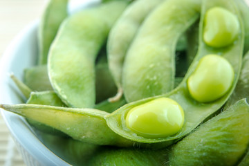 Japanese green soybeans