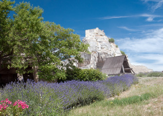 Fototapeta na wymiar in der Festung von Les Baux de Provence
