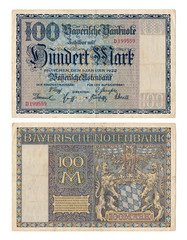 Historische Banknote Hundert Mark