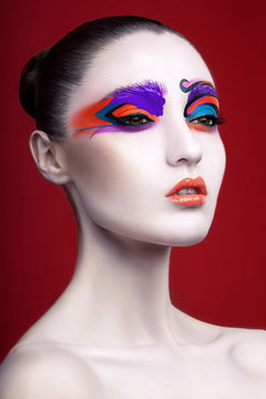 Vibrant makeup