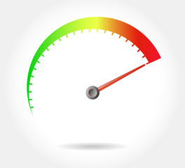 speedometer - vector illustration