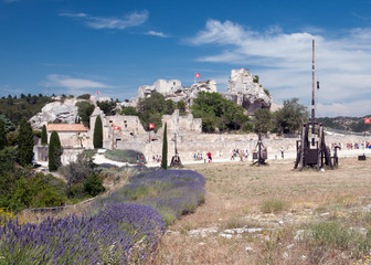 in der Festung von Les Baux-de-Provence