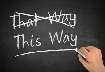 Obraz premium this way