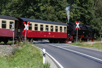 Fototapeta premium Harzer Schmalspurbahn Selketalbahn
