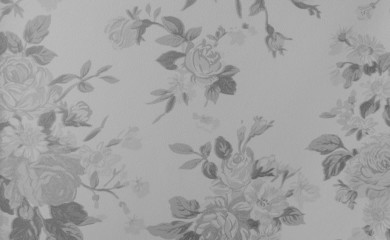 Retro Lace Floral Seamless Pattern Monotone Black and White Fabric Background