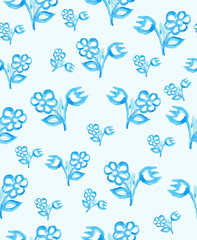 watercolor seamless Pattern