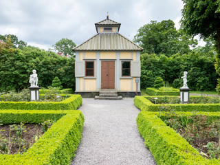 Rose garden in Skansen museum, Stockholm
