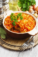 Fish with vegetables