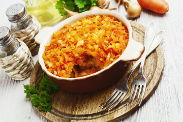 Fish with vegetables