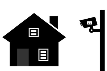 Vidéosurveillance d'une maison