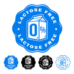 Lactose Free Icon Seal