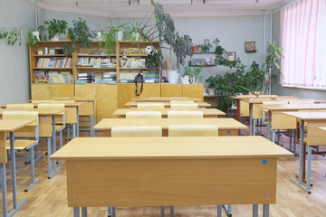 Interior of a class room