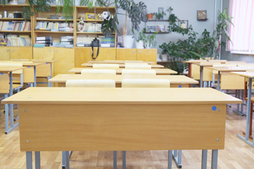 Interior of a class room
