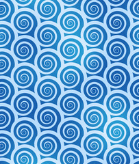 Spiral seamless pattern