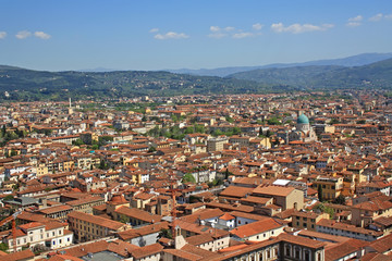 Fototapeta na wymiar Florence roofs