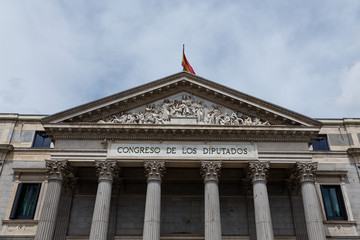 Fototapeta na wymiar Congreso de los Diputados, Madrid